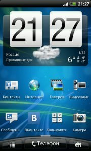Интерфейс Android 2.3.x «Gingerbread» (Имбирный пряник) с HTC Sense 3.0