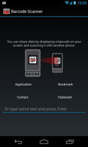 Приложение Barcode Scanner для распознавания QR-кодов